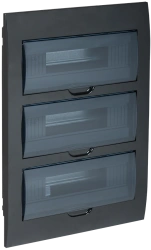 KREPTA 3 Plastic Enclosure MKP12-V-36-41-K02 IP41 Black IEK