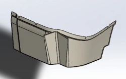 Removable Panel for Tractor Cabin - Model 86000546R-01