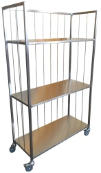 Laundry Storage Rack - Heavy-Duty Metal Structure