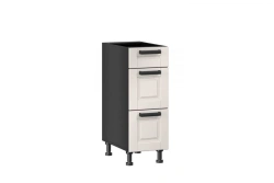 Kitchen Cabinet Facade Set with 3 Drawers, Model LD.274170.000 (Kashmir)