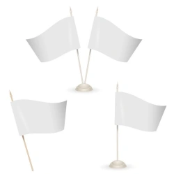Desk Flags Custom Sublimation and Screen Printed Decorative
