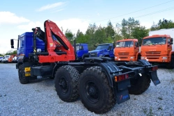 Special Truck Tractor with Crane Manipulator GIRD 5849AC on URAL 7470-01 Chassis