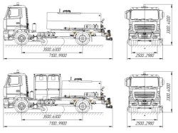 Hot Bitumen Sprayer AGS-5340 on MAZ 534025 Chassis