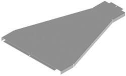 Central Cable Tray Reduction Cover KL 000x00 C, 200x100 mm to 600x300 mm