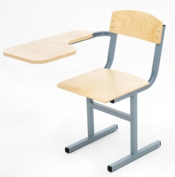 Student Chair with Desk, Non-Adjustable Height, SUPNP