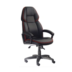 Admiral-2 Upholstered Armchair with Wooden Frame and Metal Base