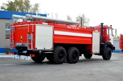 Fire Truck Tanker AC-12.0-?, Model 58810E, Ural-63701-1951 Chassis