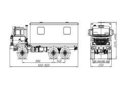 Mobile Workshop Vehicle, Model 677610 on Ural 5557 Chassis