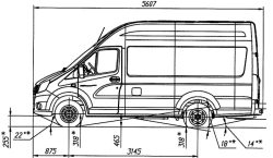 GAZelle NN Chassis, Modification A31R22, Diesel Engine (OP RU K-RU.RU00.0000010.R2)