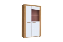 Small Cabinet Lacosta LD.673040.000 (Golden Oak/Grey Gloss)