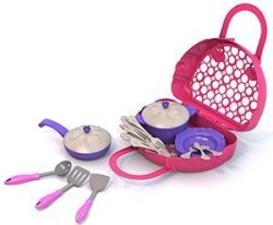 Kitchen Set "Magic Housewife" (23 pieces in a basket bag)