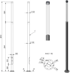 Functional Decorative Street Light Street-Premier-1 DTU-34-AF 50W ICL NEMA