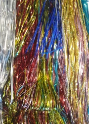 Gold New Year Tinsel Decoration, 20x50cm