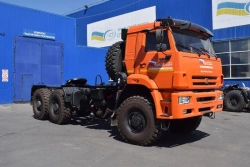 UZST05 Saddle Tractor for Towing Semi-Trailers, Model 174T-40 on KAMAZ 65224-53