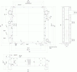 Engine Cooling Radiator Block BR145G.1301.000
