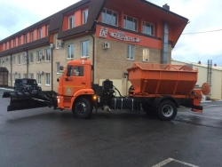 All-Season Combined Road Maintenance Machine VMKD-2015 7963R on KAMAZ 43118-50, 43118-A5