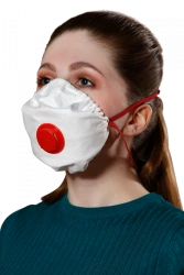 Disposable Filtering Half Mask for Aerosol Protection "Lepestok-200 SB Cl" FFP3 NR D