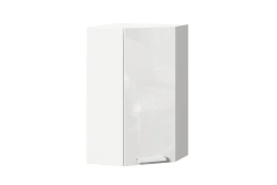 High Corner Facade Door in White Gloss - Gerda LD.272620.000