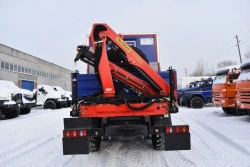 Special Van Truck with Crane Manipulator on KAMAZ 43118 Chassis - GIRD