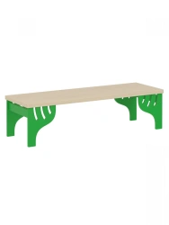 Universal Changing Room Bench in Green