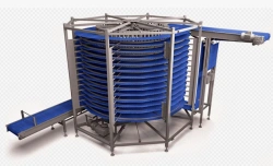 Spiral Conveyor for Product Cooling