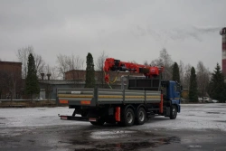 Multi-functional Truck with Hydraulic Loader Crane MKMA on KAMAZ 65117 Base 64K34G-LA