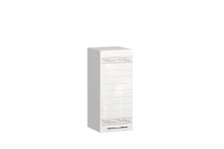 Anastasia Type 3 800 Facade (White, with Straight Milling and Pattern)
