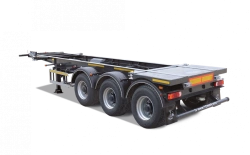 Container Transport Semi-Trailer TONAR Model 99883 with Axles TONAR Model 90422, 90431