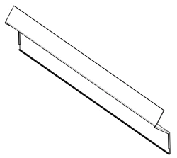 Fiberglass Flange with Metal Inserts for Tram Car Exteriors and Interiors S.15-21.30.507