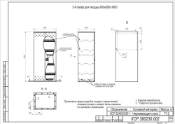 Specialized Dish Cabinet 800x600x1800