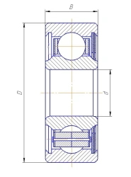 Rolling Bearing 76-160508E2-ETU 100/3