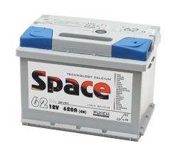 Lead Acid Starter Battery for Internal Combustion Engines 12V 62Ah Space