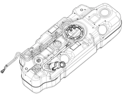 Plastic Fuel Tank for Business Gazelle Diesel 32212-1101006-40