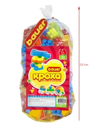 Bauer Developmental Building Blocks Toy Set for Kids "Kroha 1+" 152 Pieces (Model 834)