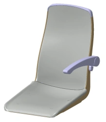 Passenger Seat Without Armrest, Left Armrest Model L01R35.6820041