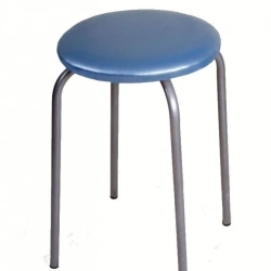 Round Seat Stool with Metal Frame