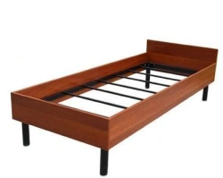 Metal Frame Bed for Offices and Institutions - Model KMK-2 by Edelwood