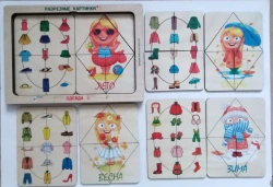 Seasonal Clothing Puzzle Game for Ages 4+ (8 Pictures)