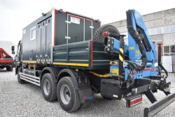 Special Vehicle with Crane Manipulator KAMAZ 5350-D5, GIRD 5849AF, Modification 5849A