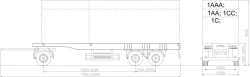 3-Axle Container Trailer BZAP 94563L
