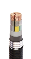 High-Voltage Power Cable K9RV with EPDM Insulation and Metal Armor