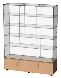 Vertical Display Case RL 07/07 - Glass Showcase