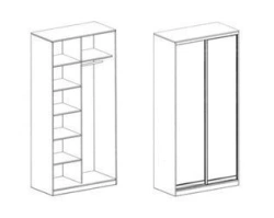 Sliding Door Wardrobe FML0010