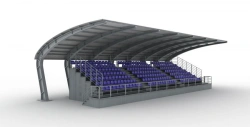 Quick-Assembly Tribuna with Canopy and Lift Type "TMSBNP