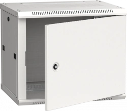 LINEA W 19" Wall-Mounted Cabinet 6U 600x450mm Metal Door, RAL7035