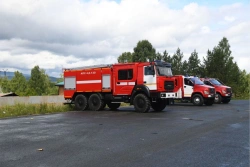 Firefighting and Rescue Vehicle APS 4.0-130, Model 58810N on Ural-63701-1951 Chassis