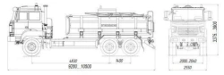 Oil Tanker Truck ACN 4680L2 on Ural 4320-4971-78 Chassis