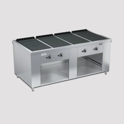 Professional Gas Stove with Closed Flame PGR-IIA-4C "Maxi