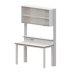 Wall-Mounted Laboratory Table with Service Stand (SOL A90B)