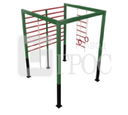 Outdoor Sports Complex with Gymnastic Rings